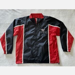 Vintage '90s Era Racing Champions Black/Red Corvette Logo  XL